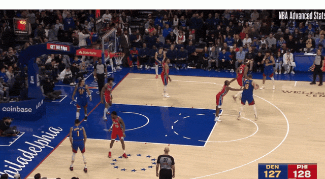 png电子官网文班亚马飞越扬尼斯；约基奇岿然不动