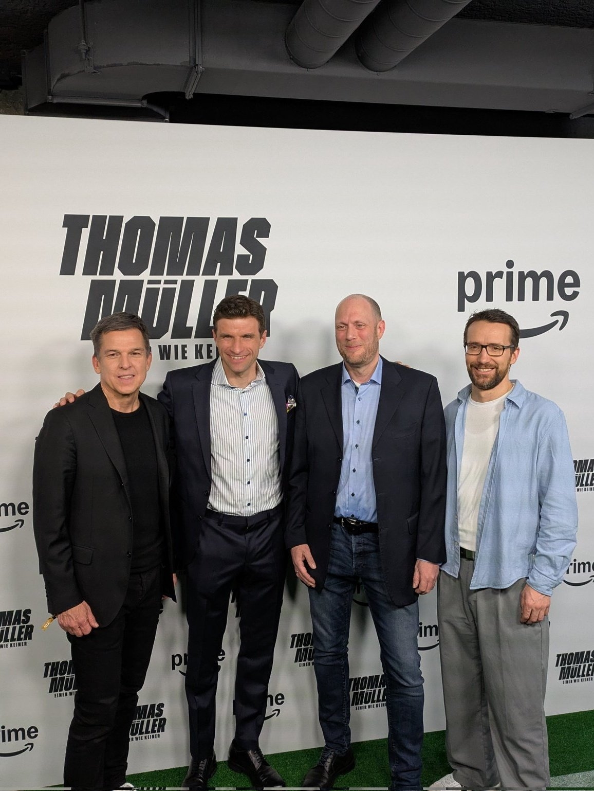 png电子穆勒个人纪录片《独一无二》首映礼，勒夫、赫内斯、海纳等人出席