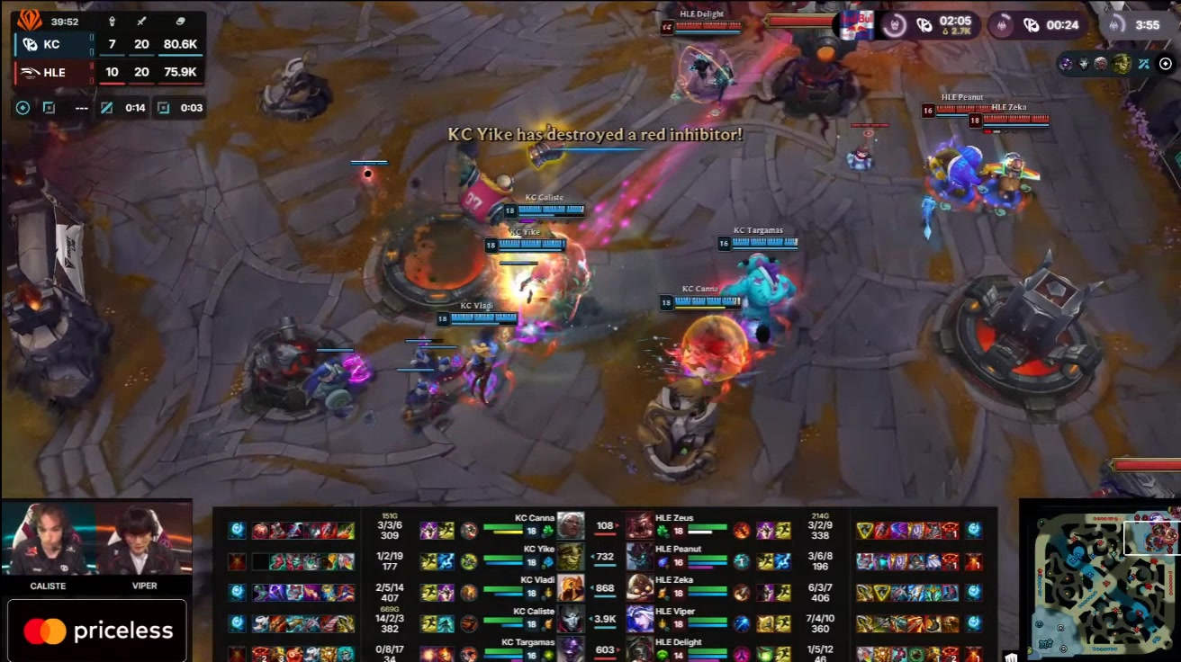 电子png游戏📹️回顾KC最终团：Caliste烬连续偷点伤害 勇猛向前闪现狙杀Peanut